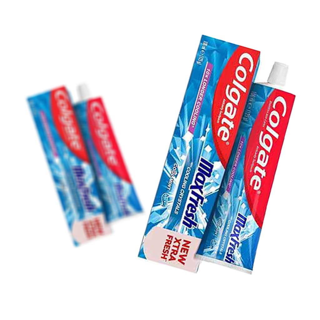 خمیر دندان کلگیت مدل Max Fresh با رایحه نعنا خنک و اکالیپتوس حجم 100 میل