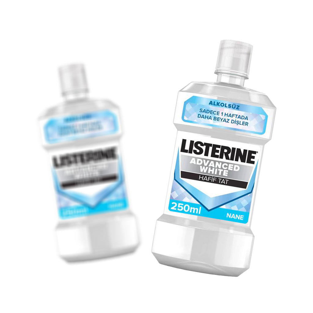دهانشویه مدل Advanced White لیسترین 250 میل