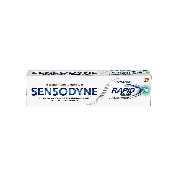 خمیردندان ترمیم کننده سنسوداین مدلRAPID EXTRA FRESH حجم75ml