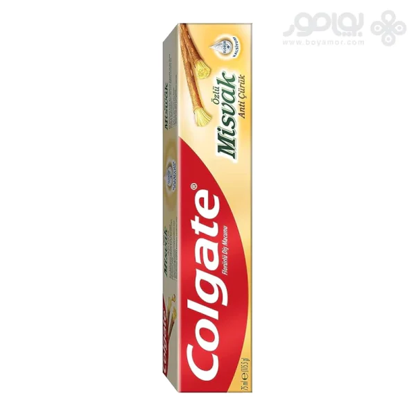 خمیر دندان ضد پوسیدگی کلگیت Colgate با عصاره چوب مسواک حاوی کلسیم و فلوراید حجم 75 میل
